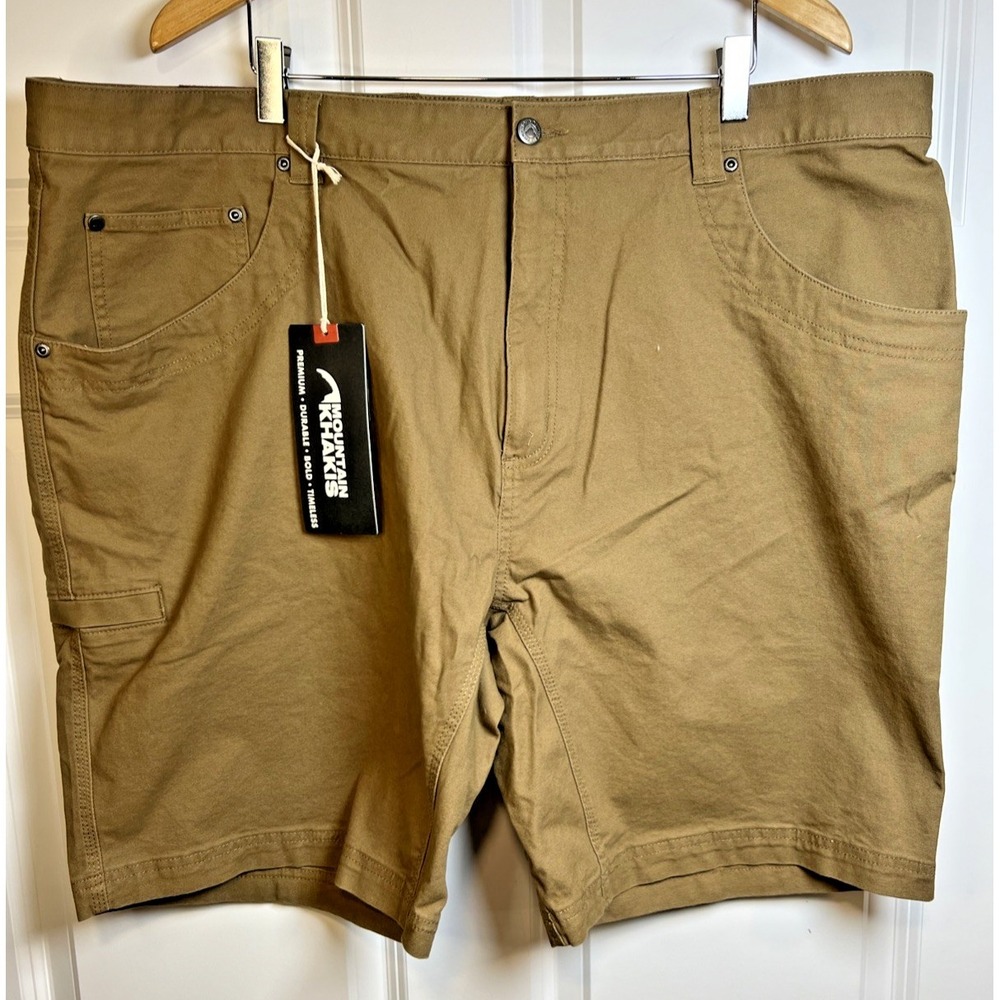 Mountain Khakis Camber Original‎ Shorts 44x10 Tobacco Classic Fit Cotton NWT
